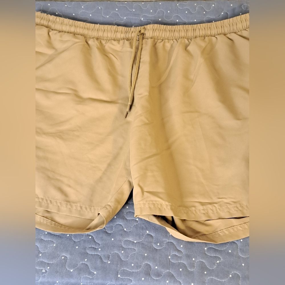 Bcg tan drawstring shorts size 2XL